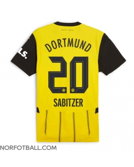 Billige Fotballdrakt Borussia Dortmund Marcel Sabitzer #20 Replika Hjemmedrakt 2024-25 Kortermet